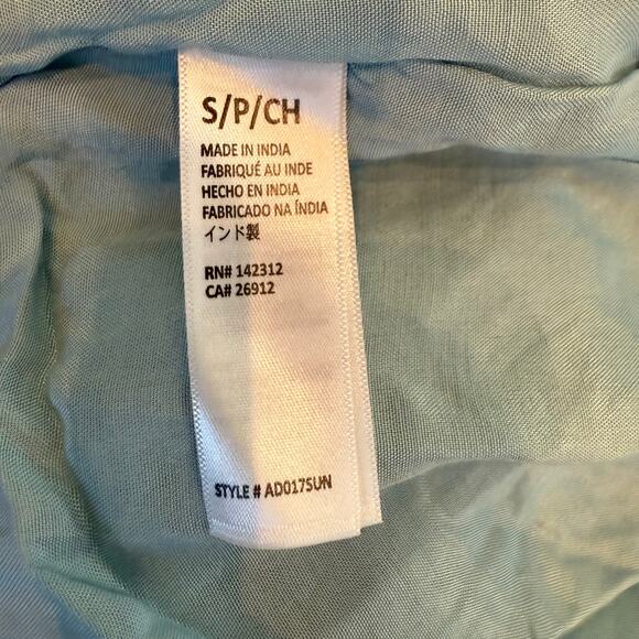 Amuse Society Blue Floral Mini Swing Scoop Neck Cover-up Dress NEW Small-Boho - Picture 6 of 6